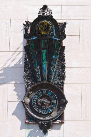 The wonder clock of Lecce  Puglia  Italy の写真素材