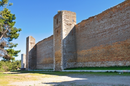 Castle of Lucera. Puglia. Italy.のeditorial素材