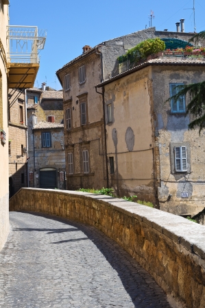 Alleyway. Orvieto. Umbria. Italy.の写真素材
