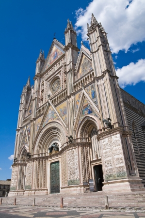 Cathedral of Orvieto. Umbria. Italy.の写真素材