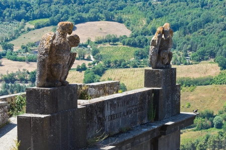 Roman gate  Orvieto  Umbria  Italy のeditorial素材