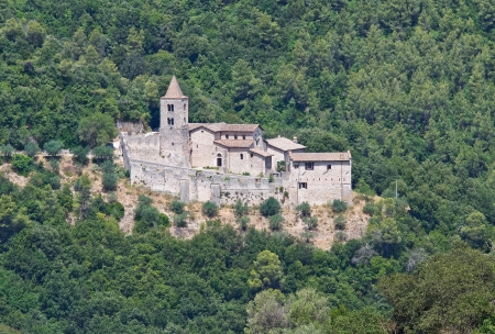 Abbey of St. Cassiano. Narni. Umbria. Italy.のeditorial素材