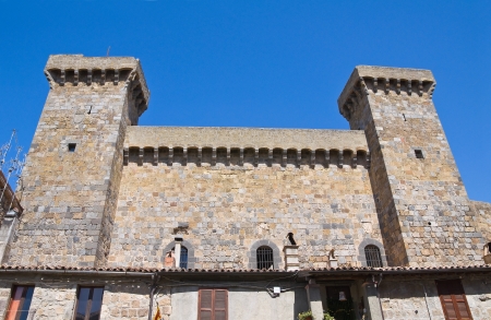 Castle of Bolsena. Lazio. Italy.のeditorial素材