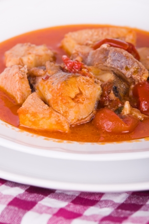 Fish soup. の写真素材
