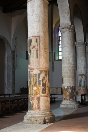 Church of St. Francesco. Narni. Umbria. Italy.のeditorial素材