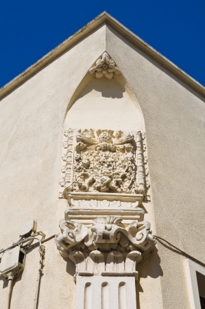 Historical palace. Copertino. Puglia. Italy.のeditorial素材