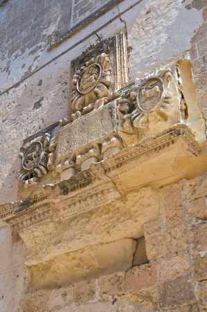 Historical palace. Nardo. Puglia. Italy.のeditorial素材