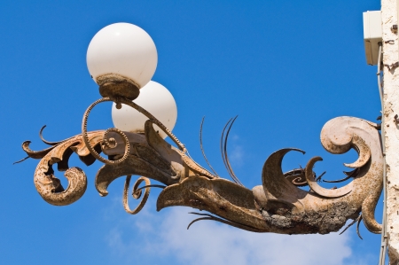 Streetlight. Nardo. Puglia. Italy.の写真素材