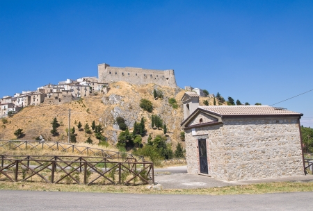 Panoramic view of Deliceto  Puglia  Italy  のeditorial素材