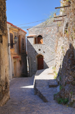 Alleyway  Scalea  Calabria  Italy  のeditorial素材