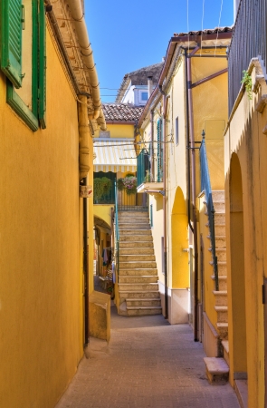 Alleyway  Santagata di Puglia  Puglia  Italy の写真素材