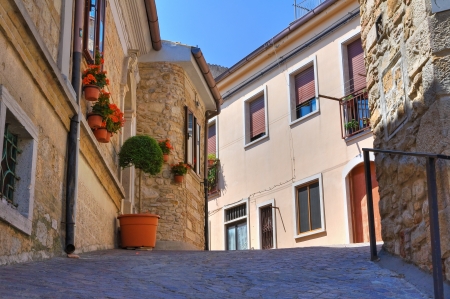 Alleyway  Santagata di Puglia  Puglia  Italy の写真素材