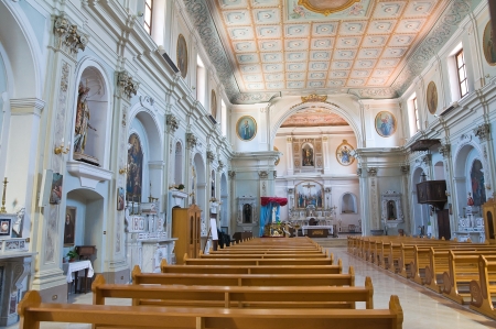 Church of St. Michele Arcangelo. Trecchina. Basilicata. Italy.のeditorial素材
