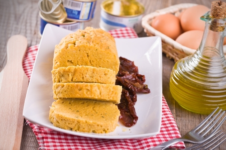 Tuna meatloaf. の写真素材