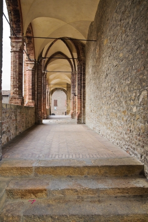 Collegiate Church of Castellarquato  Emilia-Romagna  Italy のeditorial素材