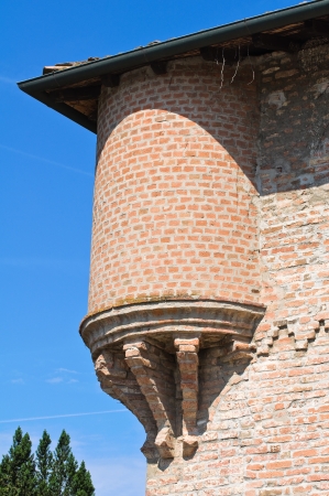 Castle of Roccabianca. Emilia-Romagna. Italy.のeditorial素材