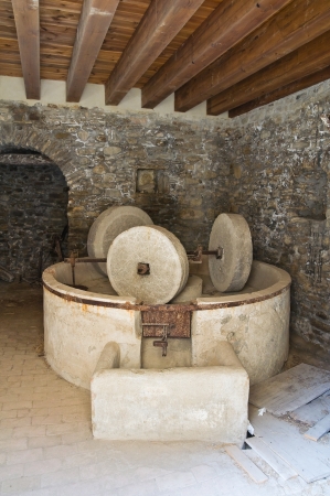 Hypogeum olive-press.の写真素材