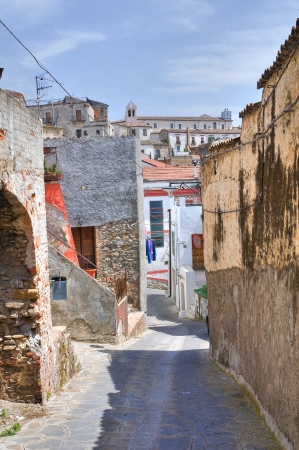 Alleyway  Tursi  Basilicata  Italy  の写真素材