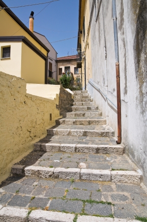 Alleyway. Melfi. Basilicata. Italy.の写真素材