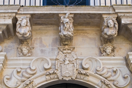 Marrese Palace. Lecce. Puglia. Italy.のeditorial素材