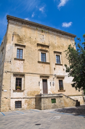 Gallone palace. Tricase. Puglia. Italy. のeditorial素材