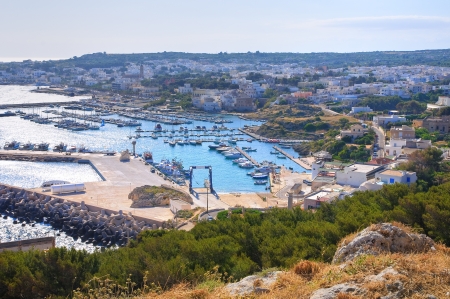 Panoramic view of Santa Maria di Leuca. Puglia. Italy.の写真素材