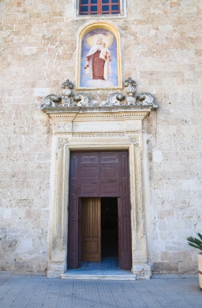 Church of Carmine  Presicce  Puglia  Italy の写真素材
