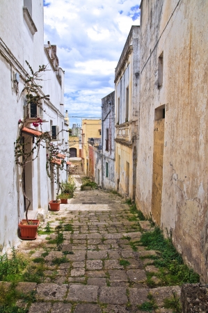 Alleyway. Ugento. Puglia. Italy.のeditorial素材