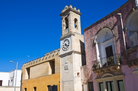 Clocktower. Alessano. Puglia. Italy.のeditorial素材