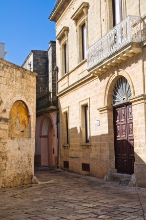 Alleyway. Alessano. Puglia. Italy.のeditorial素材