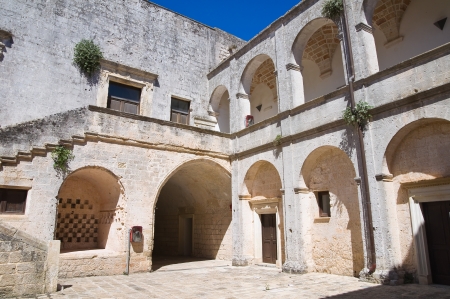 Castle of Andrano. Puglia. Italy. のeditorial素材