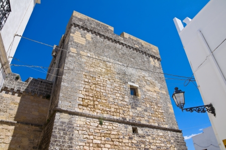 Castle of Castro. Puglia. Italy. のeditorial素材