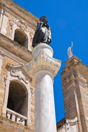 Basilica Cathedral of Brindisi  Puglia  Italy  の写真素材