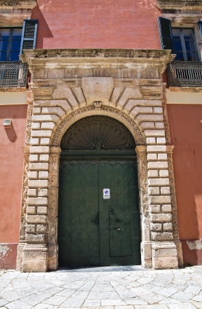 Historical palace  Brindisi  Puglia  Italy の写真素材