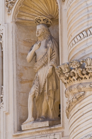 Basilica Church of St. Giovanni Battista. Lecce. Puglia. Italy. の写真素材