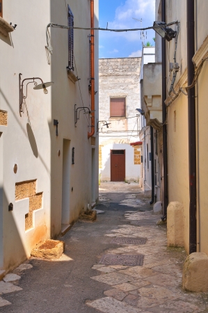 Alleyway. Mesagne. Puglia. Italy.の写真素材