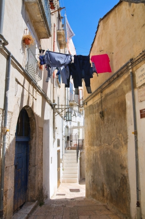 Alleyway  Monte SantAngelo  Puglia  Italy の写真素材