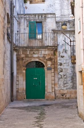 Alleyway. Noci. Puglia. Italy.の写真素材