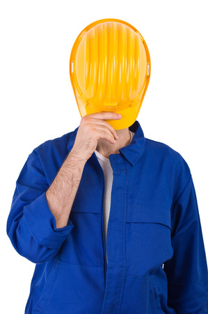 Blue collar worker. の写真素材