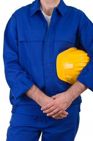 Blue collar worker. の写真素材