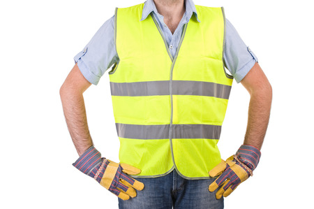 Blue collar worker. の写真素材