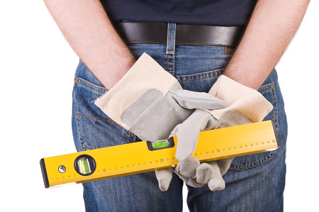 Blue collar worker  の写真素材