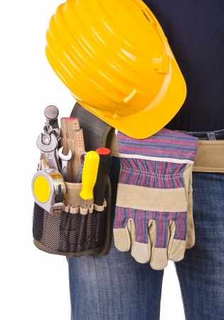 Blue collar worker  の写真素材