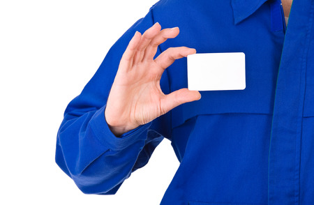 Blue collar worker 