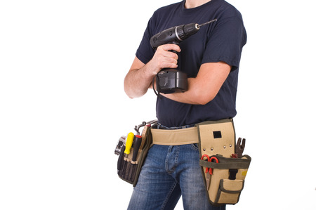 Blue collar worker  の写真素材