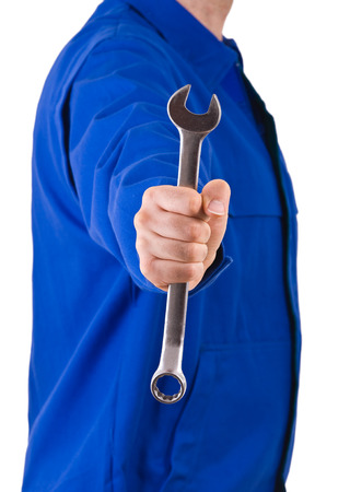 Blue collar worker  の写真素材