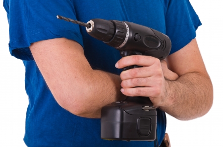 Blue collar worker. の写真素材