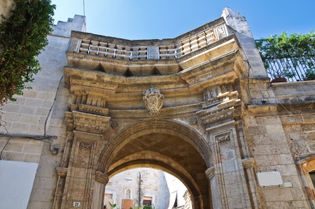 Giannuzzi Palace. Manduria. Puglia. Italy.のeditorial素材