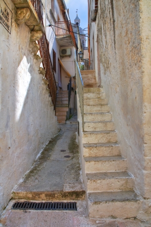 Alleyway. Ischitella. Puglia. Italy.の写真素材