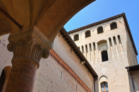 Castle of Torrechiara in Emilia-Romagna, Italy のeditorial素材